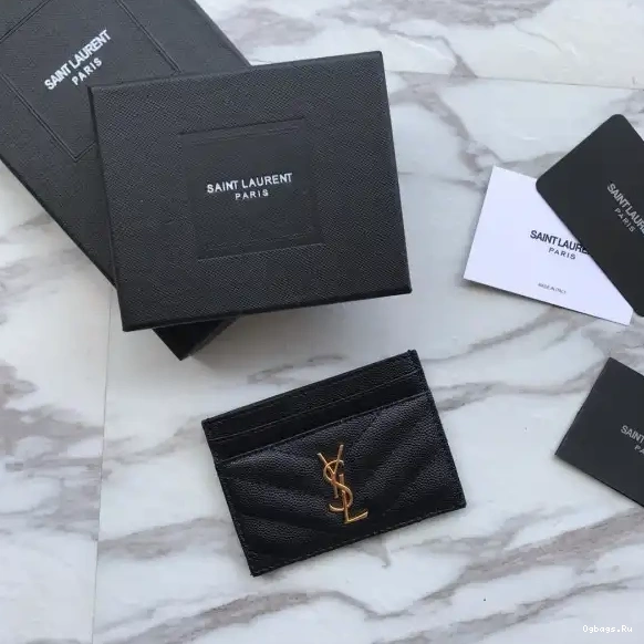 CASE CASSANDRE YSL CARD MATELASSÉ 0630